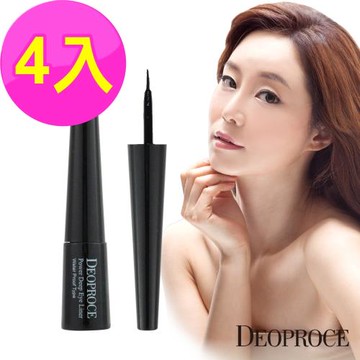 「即期」 DEOPROCE 迪普詩 極黑防水眼線液5ml*4入 (2026.02)