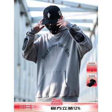 男女春秋季肘部衛衣oversize貼布