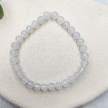 逸品軒~天然緬甸玉A貨-F0115-冰種手珠 珠寬6.3mm 適合手腕15公分配戴