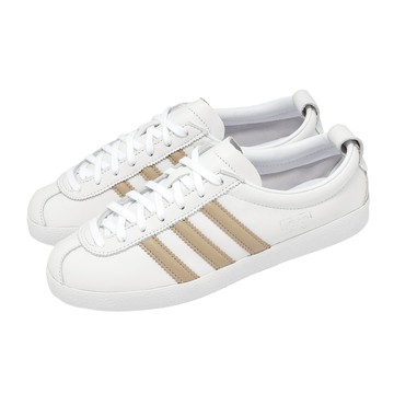 [ACS] adidas 休閒鞋 Blanc W 女鞋 白 卡其 復古 皮革 膠底 愛迪達 JS1495