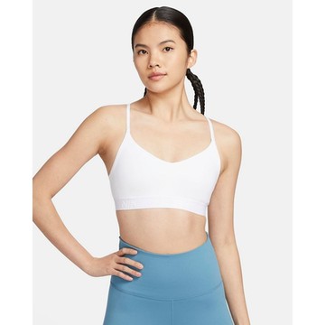 NIKE AS W NK DF INDY LGT SPT BRA 女運動內衣-白-FD1063100