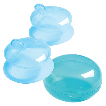 mastrad 防漏杯套，2入 矽膠奶嘴型  防漏杯套 直徑6.3 x 4cm + 收納盒 直徑7.8 x 3.8cm  1組