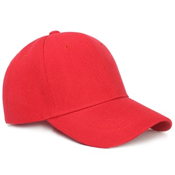 BinnCo 簡約素色棒球帽  紅色  均碼(54~60cm)