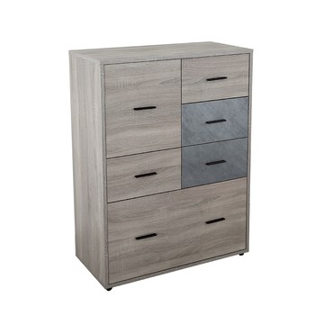 【日安家居】MIT愛拉六抽斗櫃-兩色(木心板/收納櫃/抽屜櫃)秋香