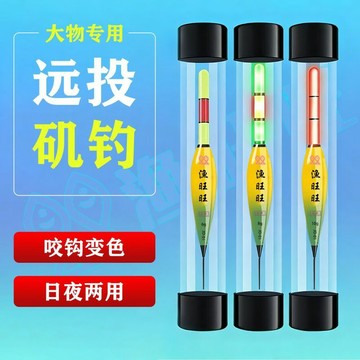 🎣【日夜兩用加粗醒目】電子浮漂遠投配件｜大物磯竿專用魚漂｜夜光加粗浮漂｜日夜兩用＋加粗醒目｜一漂兩用 白天黑夜都能釣