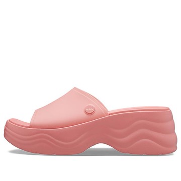 (WMNS) Crocs Skyline Slides 'Guava'