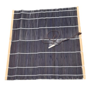 小書畫專用筆捲  27x30cm  收納用  竹子尼龍布夾x7格  1捲