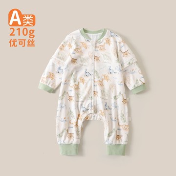 嬰幼兒春款雙層睡袋新生寶寶春秋季防踢被睡衣新生兒防驚跳分腿睡鑫弘-萌寶童裝可開發票