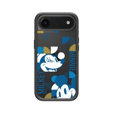 iPhone Air Mod NX -邊框背蓋組合 (相機按鈕) 黑 - 迪士尼-米奇 Mickey - 展示好感情-米奇與米妮