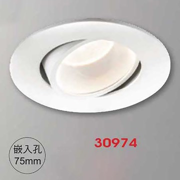 【崁入孔7.5公分】12W 崁燈 F35-43-30974