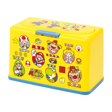 Skater 瑪利兄弟抗菌口罩收納盒  Yellow  1個