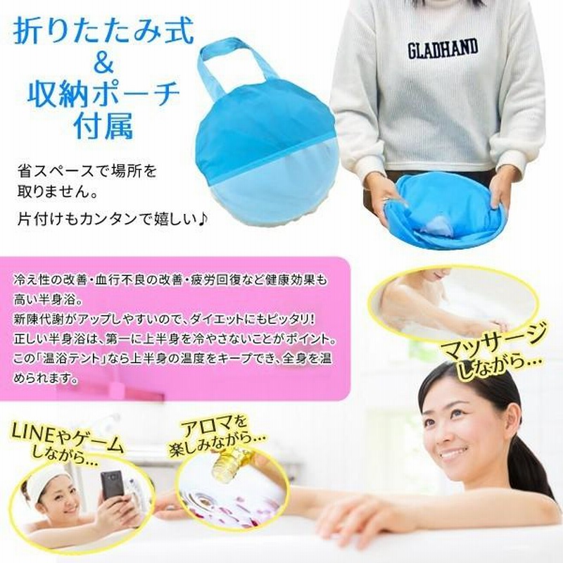 簡単！浴槽に浮かべるだけ→お風呂がサウナに大変身 蒸気で体の芯まで