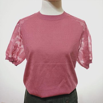 【PANGCHI 龐吉】天絲棉半鏤空袖圓T(2313225/35/36/37/41/42/43/44/51/52/54/91/92/93/94)