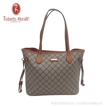 袋著你輕鬆出門🥰【義大利 Roberto Mocali】經典方格托特子母包 (大)｜可放A4文件 女生禮物 閨蜜禮 生日禮 情人禮 逛街出遊 上班通勤 大容量 媽媽包 經典百搭