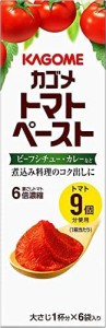 カゴメ トマトペーストミニパック (18g×6袋)×15箱