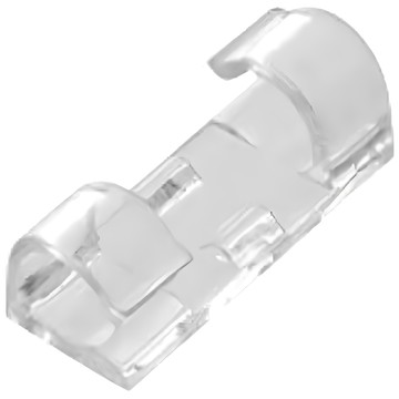 FaSoLa 多用途一字型透明卡扣理線器 中號 20個 3組 適用0.4-1公分線材 黏膠強力不易脫落  FA-YF-173B