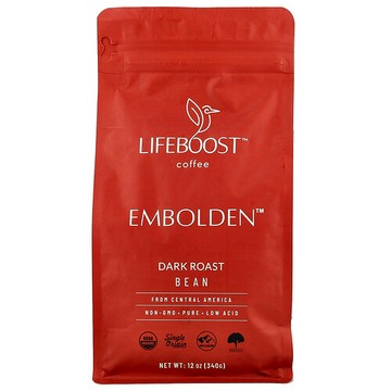 Lifeboost, 咖啡，Embolden™，咖啡豆，深度烘焙，12 盎司（340 克）