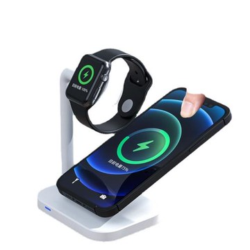 爆款 無線充電器 二合一無線充 適用蘋果無線充電器 iWatch1-6代