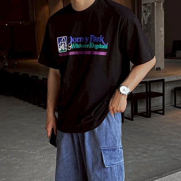 正韓多尼公園字母印花短袖上衣 3色 YUPPIE 預購商品 0415