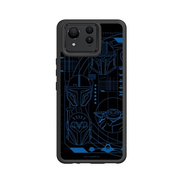Zenfone 11 Ultra SolidSuit 黑 - 迪士尼-星際大戰 Star Wars - 曼達洛人-線稿風格