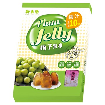 新東陽 台灣果品 梅子凍 添加10%梅汁 不添加糖精、甜精、防腐劑  500g  1盒