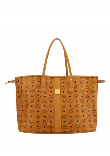 Mcm - Liz Shopper Large Bag - Womens - Brown