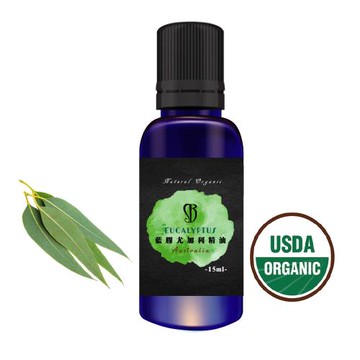 【simple beauty 健康美人】 有機單方藍膠尤加利精油15ml(緩解疲勞、刺激精神、暢快呼吸、放鬆身心、舒緩肌肉緊繃)
