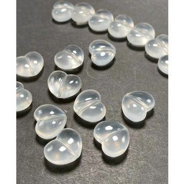 【Rich手作】奶白晶 檸檬晶 愛心 屁桃 設計款必備 白色水晶 黃色水晶 水晶設計 造型水晶 現貨在台