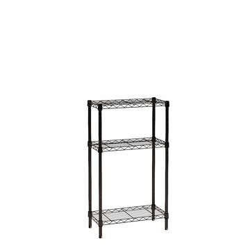 【客尊屋】小資型《粗管徑》 30X60X105Hcm 黑武士三層架