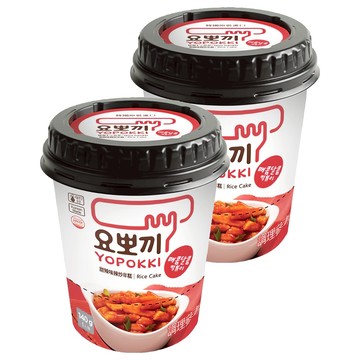 YOPOKKI 辣炒年糕杯 韓國原裝進口 微波即食  140g  2入