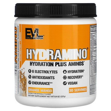 EVLution Nutrition, HydrAmino，柳丁芒果味，8.4 盎司（237 克）
