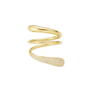 MERCY 戒指 (18K黃金, 鑽石, 0.49 ct.)