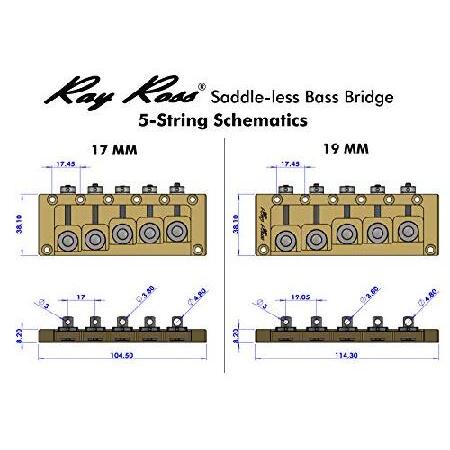 Ray Ross Saddle-Less Bass Bridge 5-String