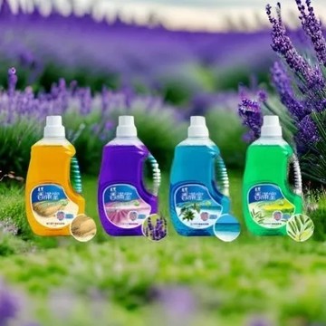 北海道薰衣草 瓶裝 ( 12罐 ) (  大量宅配免運 ) 毛寶 香滿室地板清潔劑 (2000g/瓶X12罐) 瓶裝 毛寶地板清潔劑