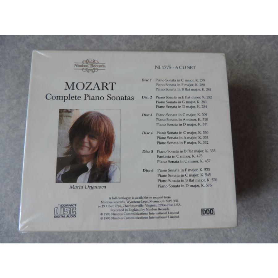 Mozart   Complete Piano Sonatas   Marta Deyanova CDs    CD