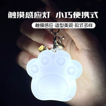 【台灣出貨】觸摸感應發光燈 充電款掛包鑰匙扣小夜燈 LED感應燈 鑰匙鏈 感應燈條 磁吸感應燈 隨身小夜燈 迷你感應燈