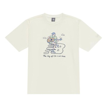 New Balance x PK Guitar Graphic T-Shirt 'Ivory'