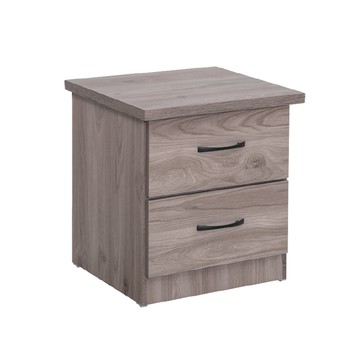 【UHO】DA-迪克床邊櫃 灰橡色/橡木紋色(運費另計)灰橡色
