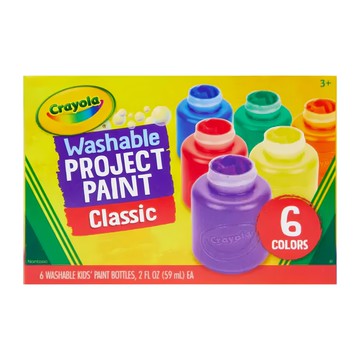 Crayola 繪兒樂 可水洗兒童顏料  59ml  6色