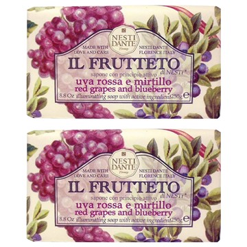 NESTI DANTE 義大利手工皂 紅葡萄藍莓 250g  2個