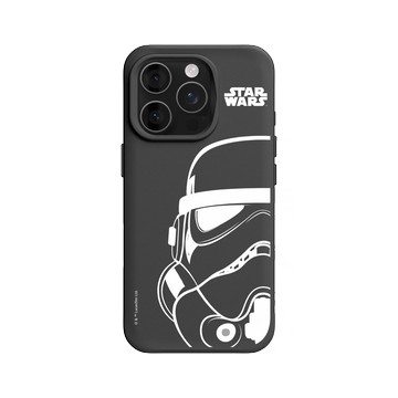 iPhone 16 Pro SolidX 黑 - 迪士尼-星際大戰 Star Wars - 星際大戰 – 風暴兵白線條
