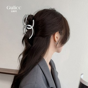 【Gulicc】古莉可 髮夾 韓版雙C抓夾