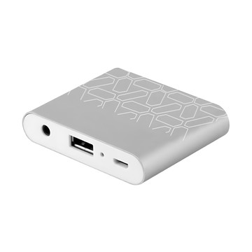 MAX+ 蘋果安卓通用 轉高清數位VGA雙視頻影音傳輸器  鋁合金外殼  支援HDMI/VGA雙螢幕  3.5mm獨立音頻  1080P高畫質  5H02XSR01HDVG  1個