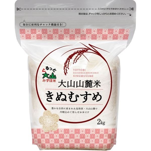 みずほ米穀みずほ米穀 鳥取県産きぬむすめ2ｋｇ×3 K-203 1箱（2ｋｇ×3）（直送品）