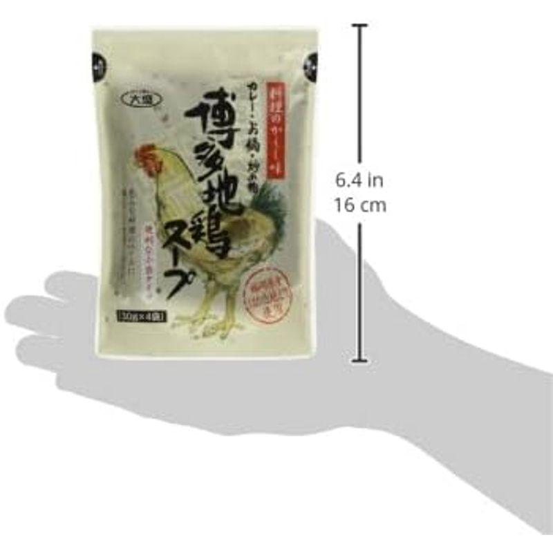 大盛食品 博多 地鶏 スープ 120g(30g×4袋) ×