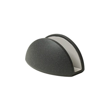 【日本ideaco】極簡風平板電腦收納架-多色可選-沙黑(砂岩款)