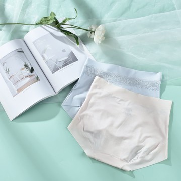 優而宜-呼吸雲莫代爾蕾絲拼接褲-多色多尺寸任選