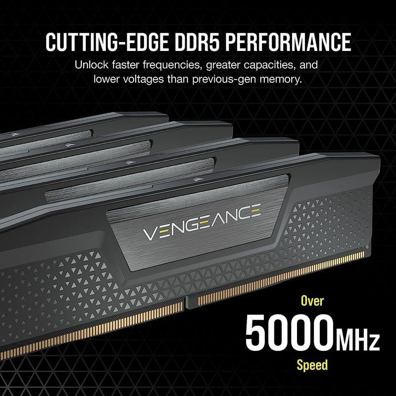 CORSAIR DDR5-5200MHz デスクトップPC用メモリ VENGEANCE DDR5シリーズ