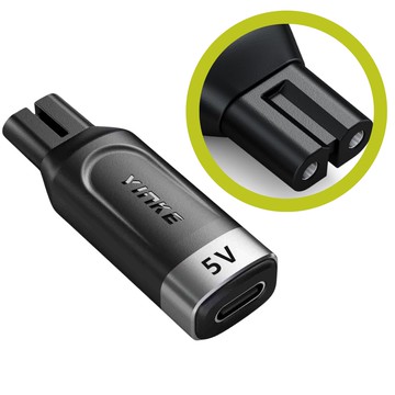 [4美國直購] Yinke 5V USB Type-C 轉接頭-1入 適 Philips Oneblade QP2724 QP2834