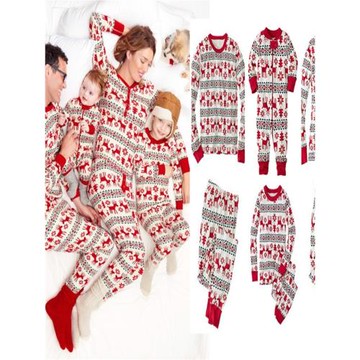 ins圣誕節家庭親子家居服睡衣套裝Christmas Family全家三四口裝